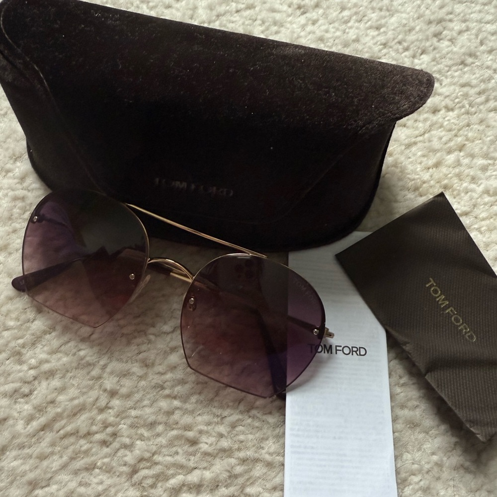 Tom Ford Purple Sunglasses